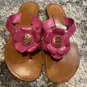 Tory Burch Breely leather flip flop 5.5